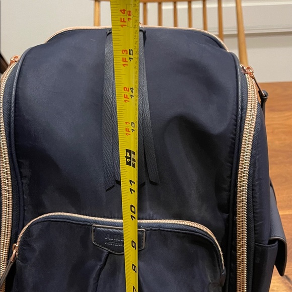 Aimee Kestenberg navy Backpack with Gold Accents - Picture 6 of 9